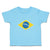 Cute Toddler Clothes National Flag of Brazil Toddler Shirt Baby Clothes Cotton