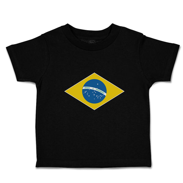 Cute Toddler Clothes National Flag of Brazil Toddler Shirt Baby Clothes Cotton