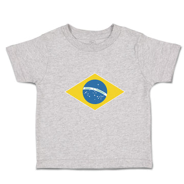 Cute Toddler Clothes National Flag of Brazil Toddler Shirt Baby Clothes Cotton