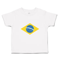 Cute Toddler Clothes National Flag of Brazil Toddler Shirt Baby Clothes Cotton