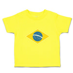 Cute Toddler Clothes National Flag of Brazil Toddler Shirt Baby Clothes Cotton