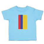 Cute Toddler Clothes National Flag of Usa Columbia Toddler Shirt Cotton