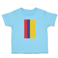 Cute Toddler Clothes National Flag of Usa Columbia Toddler Shirt Cotton