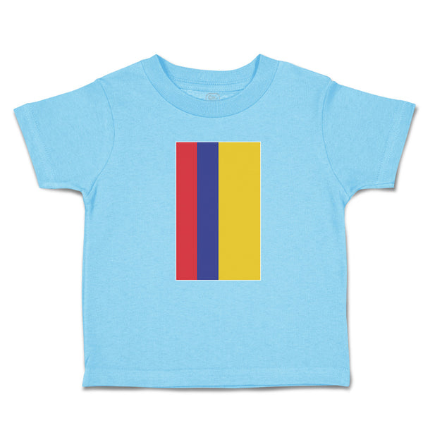 Cute Toddler Clothes National Flag of Usa Columbia Toddler Shirt Cotton