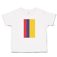 Cute Toddler Clothes National Flag of Usa Columbia Toddler Shirt Cotton