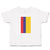 Cute Toddler Clothes National Flag of Usa Columbia Toddler Shirt Cotton