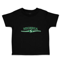 Cute Toddler Clothes Flag of Nigeria Toddler Shirt Baby Clothes Cotton