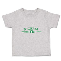 Cute Toddler Clothes Flag of Nigeria Toddler Shirt Baby Clothes Cotton