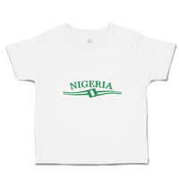 Cute Toddler Clothes Flag of Nigeria Toddler Shirt Baby Clothes Cotton