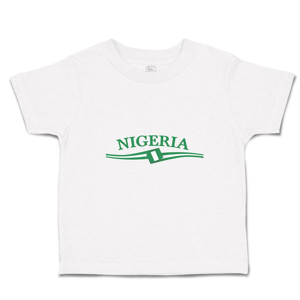 Cute Toddler Clothes Flag of Nigeria Toddler Shirt Baby Clothes Cotton