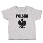 Cute Toddler Clothes Polska An Silhouette Coat of Arms of Poland Toddler Shirt