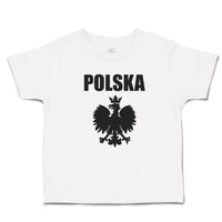 Cute Toddler Clothes Polska An Silhouette Coat of Arms of Poland Toddler Shirt