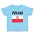 Cute Toddler Clothes Flag of Poland Polska United States Toddler Shirt Cotton