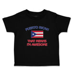 American National Flag of Puerto Rican That Means I'M Awesome