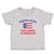 Cute Toddler Clothes American Flag Puerto Rican Means I'M Awesome Toddler Shirt