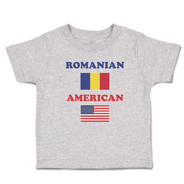 American National Flag of Romanian and Usa