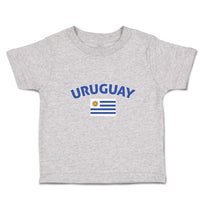 Cute Toddler Clothes Flag of Uruguay Usa Toddler Shirt Baby Clothes Cotton