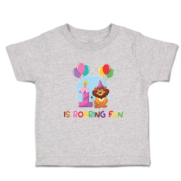 Toddler Clothes Birthday Celebration 1 Roaring Fun Lion Along Balloons Cotton