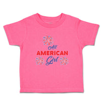 Toddler Girl Clothes All American Girl Toddler Shirt Baby Clothes Cotton