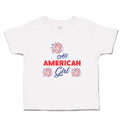 Toddler Girl Clothes All American Girl Toddler Shirt Baby Clothes Cotton