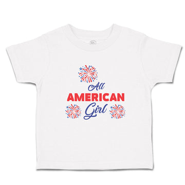 Toddler Girl Clothes All American Girl Toddler Shirt Baby Clothes Cotton