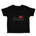 Toddler Clothes Blessed with Heart Symbol Toddler Shirt Baby Clothes Cotton