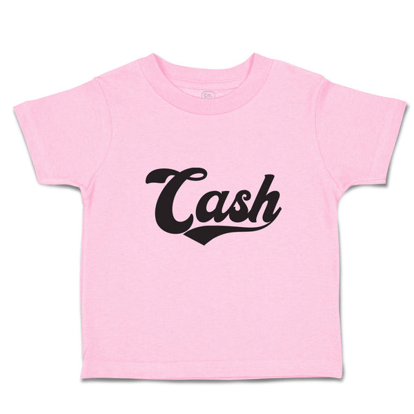 Toddler Clothes Cash Typography Words Toddler Shirt Baby Clothes Cotton