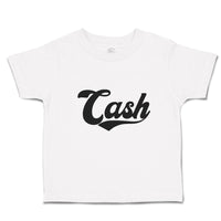 Toddler Clothes Cash Typography Words Toddler Shirt Baby Clothes Cotton
