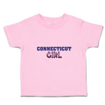 Connecticut Girl with Monogram and Little Hearts
