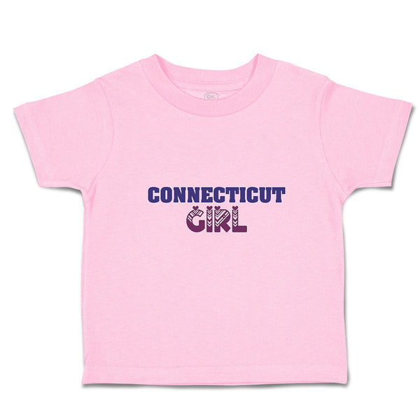 Connecticut Girl with Monogram and Little Hearts
