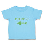 Toddler Clothes Fishbone Skeleton Symbol Toddler Shirt Baby Clothes Cotton