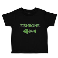 Toddler Clothes Fishbone Skeleton Symbol Toddler Shirt Baby Clothes Cotton