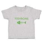 Toddler Clothes Fishbone Skeleton Symbol Toddler Shirt Baby Clothes Cotton
