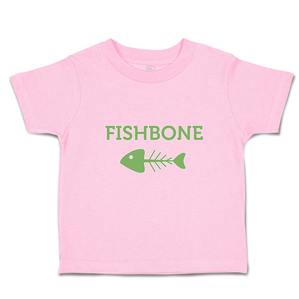 Toddler Clothes Fishbone Skeleton Symbol Toddler Shirt Baby Clothes Cotton