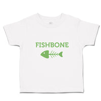 Toddler Clothes Fishbone Skeleton Symbol Toddler Shirt Baby Clothes Cotton
