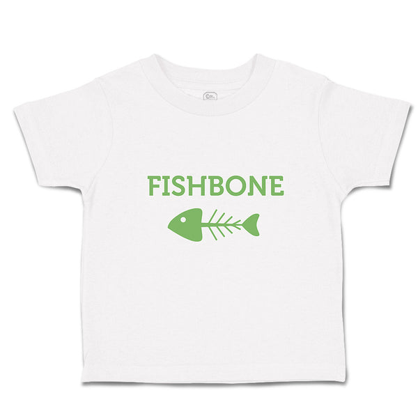 Toddler Clothes Fishbone Skeleton Symbol Toddler Shirt Baby Clothes Cotton