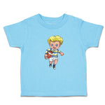 Cute Toddler Clothes Boy with Rugby Ball Sport Running Toddler Shirt Cotton