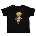 Cute Toddler Clothes Boy with Rugby Ball Sport Running Toddler Shirt Cotton