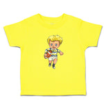 Cute Toddler Clothes Boy with Rugby Ball Sport Running Toddler Shirt Cotton