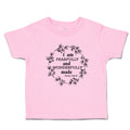 Toddler Clothes I Am Fearfully Wonderfully Psalm 139:19 Wreath Pattern Cotton