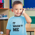 It Wasn'T Me