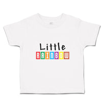 Toddler Clothes Little Rainbow Colours Toddler Shirt Baby Clothes Cotton
