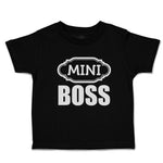 Toddler Clothes Mini Boss with Ogee Pattern Toddler Shirt Baby Clothes Cotton