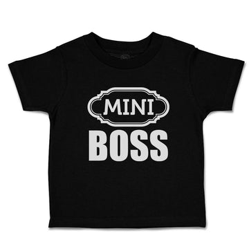 Toddler Clothes Mini Boss with Ogee Pattern Toddler Shirt Baby Clothes Cotton