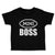 Toddler Clothes Mini Boss with Ogee Pattern Toddler Shirt Baby Clothes Cotton