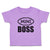 Toddler Clothes Mini Boss with Ogee Pattern Toddler Shirt Baby Clothes Cotton