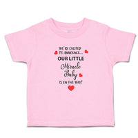 Toddler Clothes We'Re Excited to Announce Our Little Miracle Baby Is on The Way!