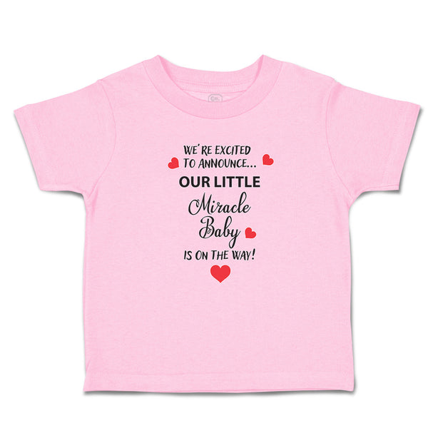 Toddler Clothes We'Re Excited to Announce Our Little Miracle Baby Is on The Way!