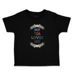 Toddler Clothes My Tia Loves Me with Flower Wreath Toddler Shirt Cotton