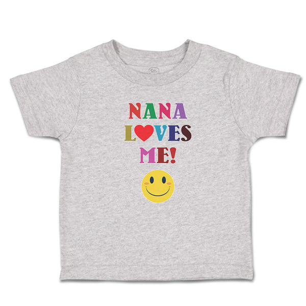 Toddler Clothes Nana Loves Me! with Smile Toddler Shirt Baby Clothes Cotton